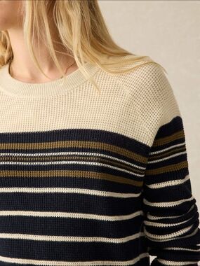 NWT Faherty Oakland Throwback Crewneck Sweater